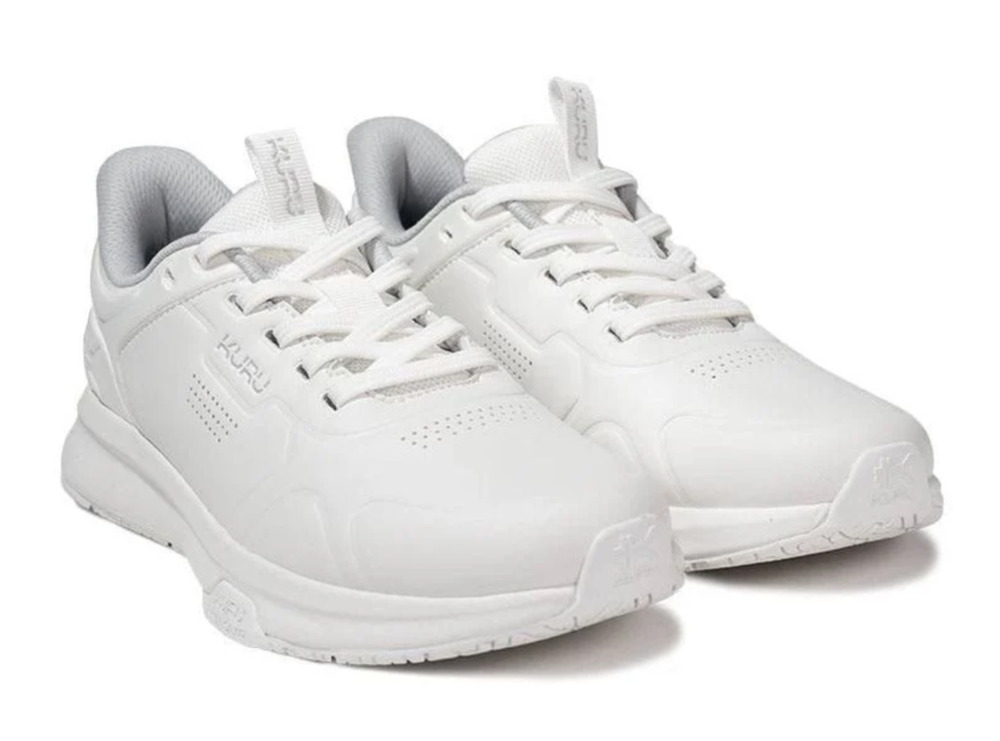 KURU Womens Shift Sneakers Size 7.5 EU 38 Bright White Anti Slip Athletic NIB